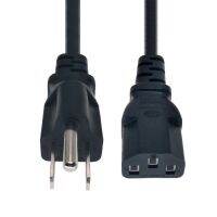 （A TOOT） US เสียบเข้ากับ C13Cord1.8M IEC สำหรับเครื่องพิมพ์เดสก์ท็อปจอภาพ10A 250V