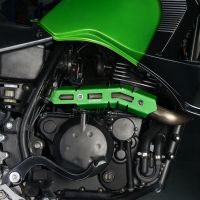 สโมสรสำหรับผู้ชาย♝♈ฝาครอบตัวกันท่อรถโล่ความร้อนไอเสียสำหรับ Kawasaki KLR650 KLR 650 2008-2018 2009 2010 2011 2012ป้องกันส่วนหัวท่อไอเสีย