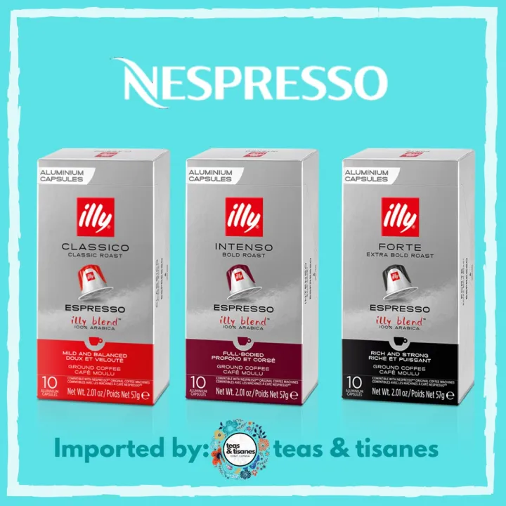 ♜illy NESPRESSO PODS 10 Aluminum Coffee Capsules Lazada PH