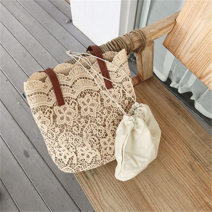 summer-bucket-shoulder-bag-for-women-summer-lace-crochet-flower-elegant-vacation-beach-bag-large-capacity-shopping-bag-purse