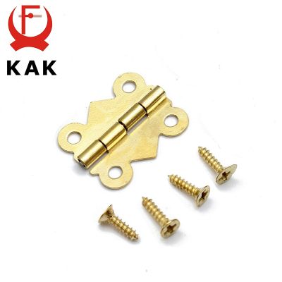 10pcs KAK 20mm x17mm Gold Door Hinges Cabinet Drawer Hinge Hardware