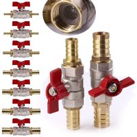 6/8/10/12/14/16/19mm Brass Ball Valve Hose Adapter Quick Connector for Garden Irrigation Pipe Tube Connect Repair Coupler Joint Watering Systems  Gard