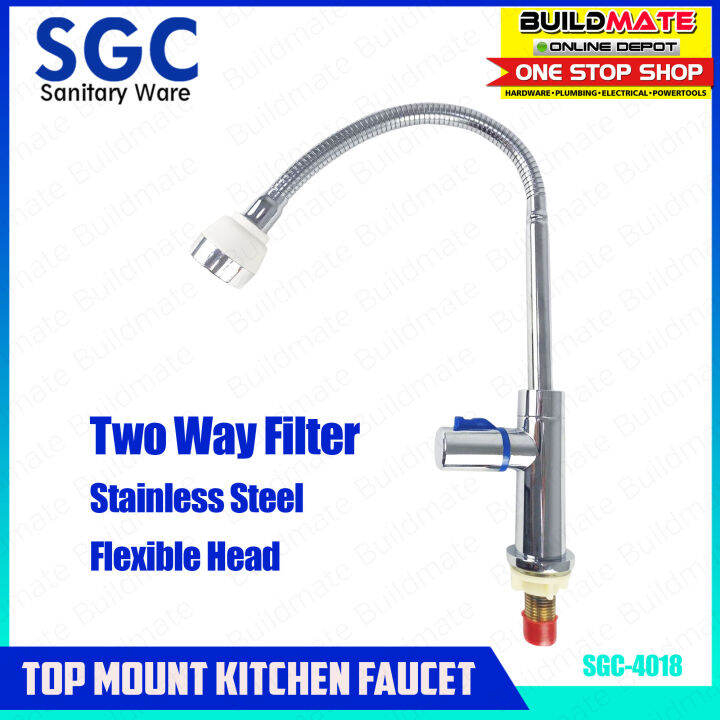 SGC Top Mount Kitchen Faucet with Flexible Head SGC4018 •BUILDMATE