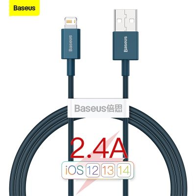 【jw】♝✹﹊  Baseus USB Charging Cable iPhone 13 12 X 8 7 6 6s Charger iPad Air 4 Data Wire Cord