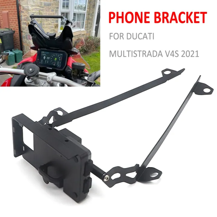 For DUCATI MULTISTRADA V4 S V4S 2021 Motorcycle Mobile Phone GPS Mount