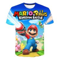 2023 Customized Fashion Classic Cartoon Mario Sonic Sports 3D T-Shirt New Harajuku Style Gaming Mario Bros Mens Womens Unisex Clothes，Contact the seller for personalized customization