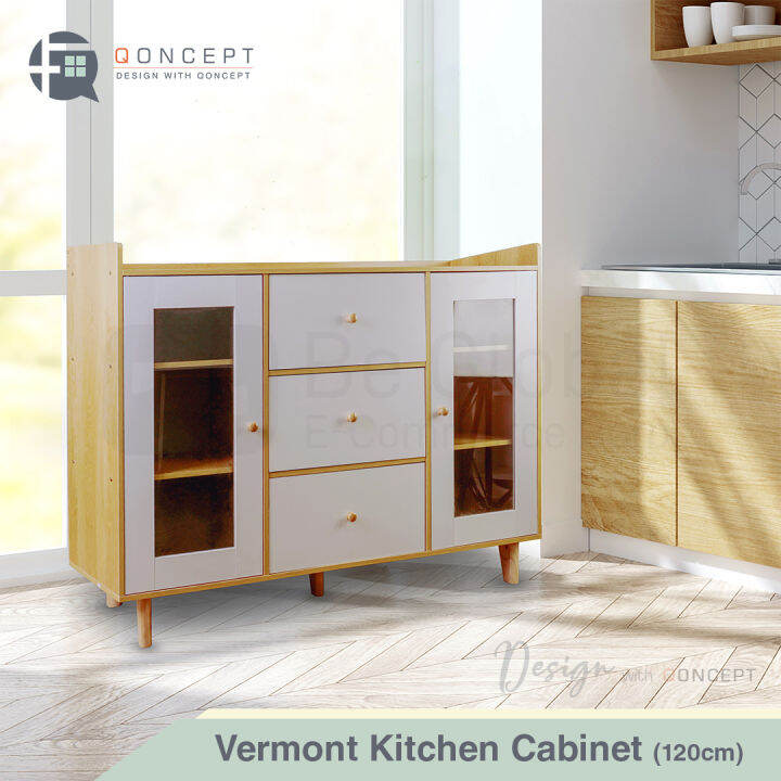 QONCEPT FURNITURE Vermont Kitchen Dinnerware GlassNo Glass