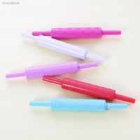 ✱ Mini Plastic Heart Flower Pattern Baking Cookies Biscuits Fondant Dough Roller PP Rolling Pin Embossing