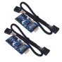 Ready Stock&COD 2X Motherboard 9Pin USB Header to 2 Male Adapter Card USB2.0 9Pin to Dual 9Pin Connector Splitter thumbnail