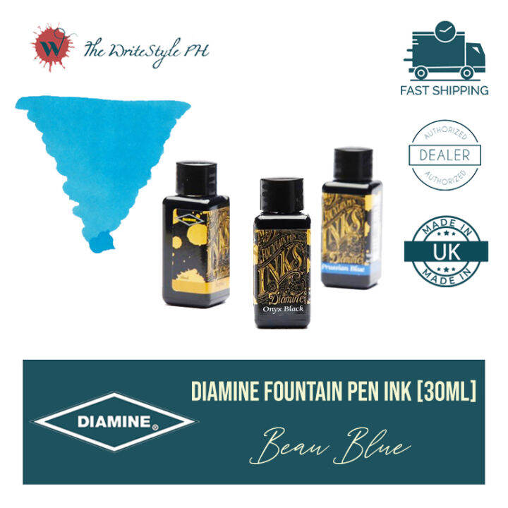 Diamine Fountain Pen Ink [Beau Blue] | Lazada PH