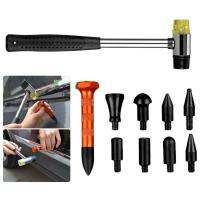 【cw】80 Hot Sale 10Pcs Paintless Dent Removal Repair Tools 9 Heads Tap Down Pen Set Accessory without Hammer ！