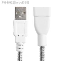 USB Male To Female Extension Cable LED Light Fan Adapter Cable Flexible Metal Hose Power Supply Cord Dropshipping