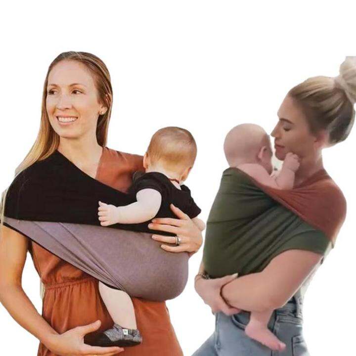 Elastic baby outlet carrier