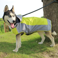 Dog Raincoat Waterproof Rain Clothes with Reflective Tape Clothing Coat for Big Medium Small Dogs Golden Retriever Lador