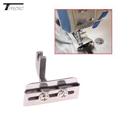 Adjustable Sewing Machine Flat Strip Presser Foot Collar Presser Flat Car Lace Presser Foot Foot Guide Belt Strip Tool Sewing Machine Parts  Accessori