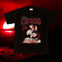 เสื้อยืดคอกลม【Plus Size】เสื้อยืด ลาย CHOSO HOMAGE JUJUTSU KAISEN GS S-5XL