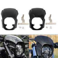 รถจักรยานยนต์ไฟหน้า Shade ฝาครอบไฟหน้า Hood Full Fairing ชุดดัดแปลงชิ้นส่วนสำหรับ Softtail Breakout 2018-22