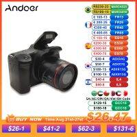 Andoer กล้องดิจิตอล16X โฟกัสและซูม1920X1080กล้อง DSLR รองรับกล้องดิจิทัลพกพาได้การ์ด32GB