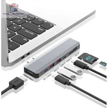 Adaptateur usb c hub macbook pro air 2016-2020, adaptateur macbook