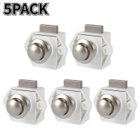 5pcs Diameter 20mm Camper Car Push Lock RV Caravan Boat Drawer Latch Button Locks For Furniture Hardware