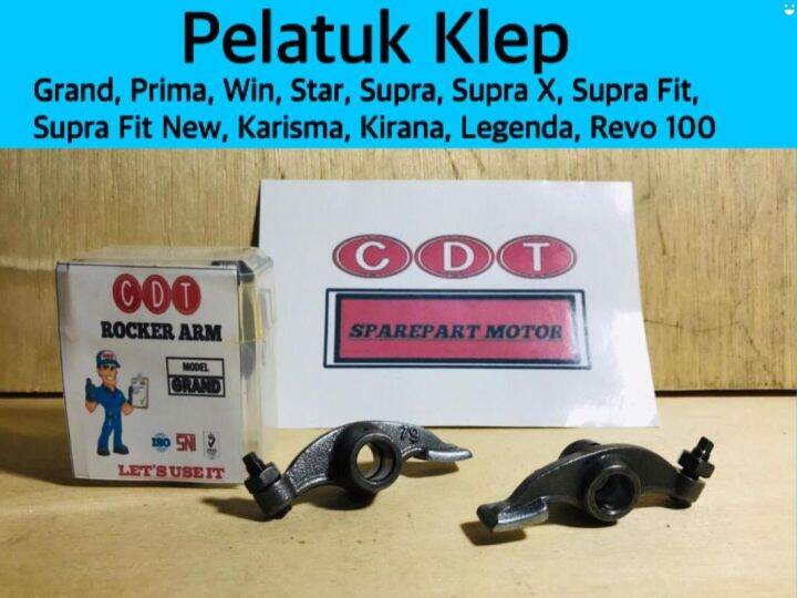 Pelatuk Platuk Piano Klep Kelep Rocker Arm Set Astrea Grand Supra X