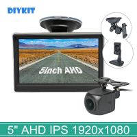 DIYKIT 5inch AHD IPS Car Monitor 1080P HD 170 Degree Starlight Night Vision Backup Vehicle Reverse Camera Car Universal Camera Vehicle Backup Cameras