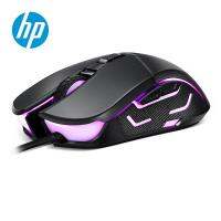 HP เมาส์สำหรับเล่นเกมส์ G260ฟูลคัลเลอร์ RGB เมาส์สีดำอ่อนสำหรับคอมพิวเตอร์พีซีแล็ปท็อปเงียบและปกติเมาส์ HP สากล