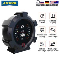 AUTOOL X95 Car GPS Speed Meter Inclinometer Slope Gauges Off-road Vehicle Multifunction HUD Head Up Display Speedometer 4x4