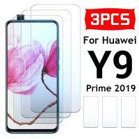 3ชิ้นแก้วป้องกัน Y9ที่สุดสำหรับ Huawei บน Glas Y Y9prime 9เกราะ Huawawie ป้องกันหน้าจอ9y 2019ป้องกันนิรภัย Prime