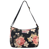 Cath Kidston Matt Oilcloth The All Day Bag กระเป๋าสะพายสำหรับใช้ในชีวิตประจำวัน Crossbody Handbag Richmond Rose ริชมอนด์โรส Dark Navy สีกรมท่า 556767