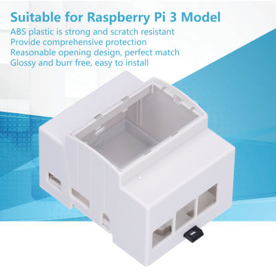 กล่องโมดูลาร์เคสห่อหุ้มพลาสติกตู้ ABS เมนบอร์ดสำหรับรุ่น Raspberry Pi 3