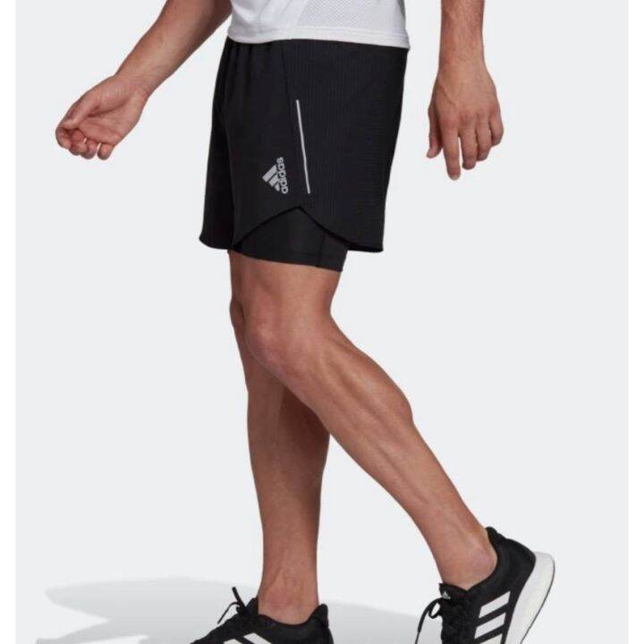 กางเกงวิ่งขาสั้น Adidas Designed 4 Running 2 In 1 Shorts กางเกงวิ่ง