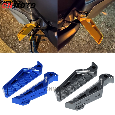 For YAMAHA NMAX 155 V1 V2 AEROX NVX 155 XMAX 300 Motorcycle Accessories Rear Passenger Footrest Foot Rest Pegs Rear Pedals anti-slip pedal