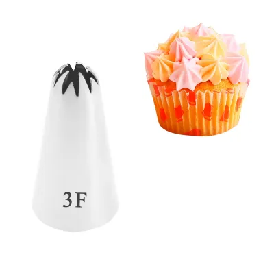 【CC】☒   3F Tips Meringue Decoration Nozzle Icing Piping Pastry Nozzles Decorating Tools Bakeware
