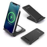 Fast Wireless Charger Foldable Charging Stand Pad Type C 20W For iPhone 13 12 11 XS XR Samsung S21 S20 S10 Airpods Pro Wall Chargers