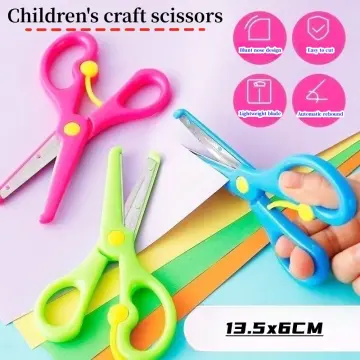 Cute Cartoon Plastic Safety Scissors for Kids Children Knife Cutter for DIY  Paper Handwork, Kindergarten Scissors 