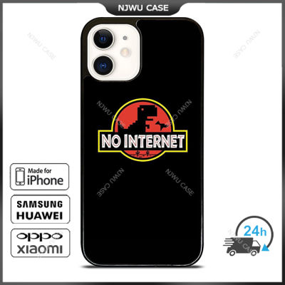 Jurassic Park No Internet Phone Case for iPhone 14 Pro Max / iPhone 13 Pro Max / iPhone 12 Pro Max / XS Max / Samsung Galaxy Note 10 Plus / S22 Ultra / S21 Plus Anti-fall Protective Case Cover