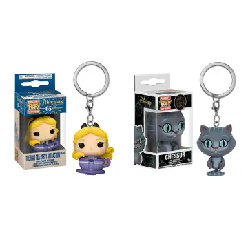 Funko, Toys, Funko Alice In Wonderland Queen Of Hearts Pop Mad Hatter  Cheshire Cat Key Chain