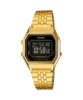 CASIO นาฬิกาผู้หญิง สายสแตนเลส รุ่น LA680WGA-1BDF เรืือนทองดิจิตอล - Gold