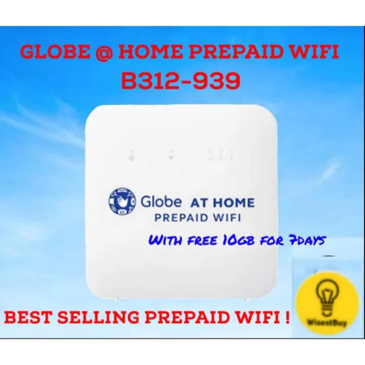 Brand New Globe At Home Prepaid Wifi B312 939 Modem W Ext Antenna