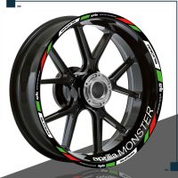 ✁◕✚ Reflective Motorcycle Accessories Wheel tire Sticker Hub Decals Rim Stripe Tape For Aprilia Factory RS4 RS125/150 RSV4 GPR150