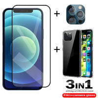 3 In1 3Dกระจกเทมเปอร์สำหรับiPhone 12 12Mini 12pro 12pro Max + กล้องฟิล์มเลนส์ + TPU Anti-Fallเคสโทรศัพท์สำหรับIphone12mini Iphone12 Pro Iphone12pro Maxแก้วป้องกัน9Hคลุมทั้งหมดป้องกันหน้าจอโทรศัพท์ฟิล์มกระจกนิรภัยAnti-Scratch