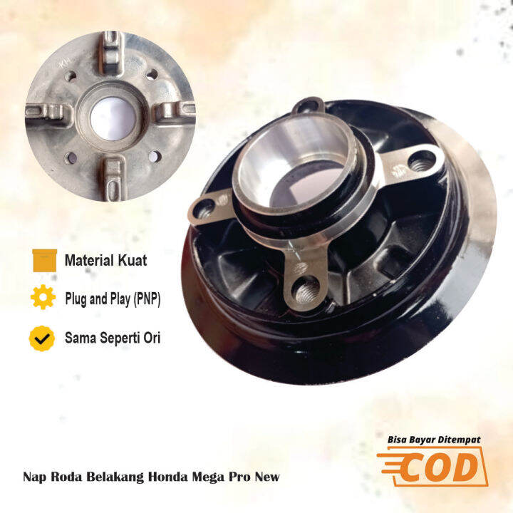 Nap Gear Roda Honda Megapro New Verza Hub Gear Belakang Motor Universal