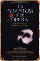 The Phantom Of The Opera (Broadway) -สไตล์วินเทจเหล็กโปสเตอร์ภาพวาดติดกำแพงโลหะสัญญาณดีบุกโรงรถย้อนยุค8X12นิ้ว