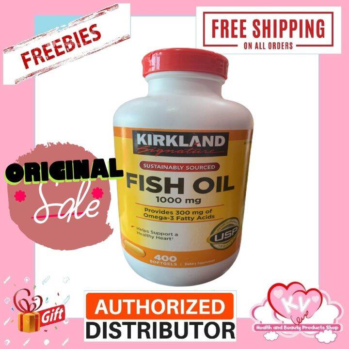 Kirkland Fish Oil 1000mg (KV04) Lazada PH