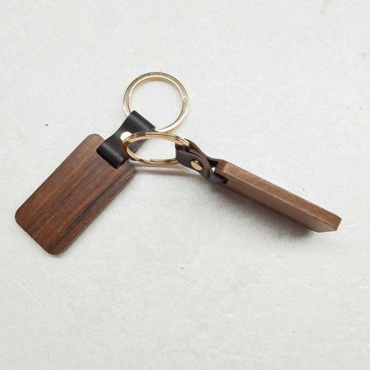 10pcs-wooden-keychain-rectangular-collectible-key-ring-car-bag-hanging-pendant-painting-crafts-cute-keychain