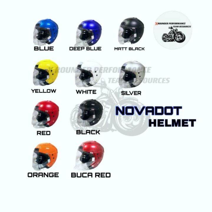 NOVA DOT HELMET / 100 ORIGINAL /MOTORCYCLE HELMET Lazada