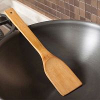 Special Offers 30Cm Kitchen Wooden Spatula Heat Resistant Shovel Cooking Spoon Pan Rice Spoon Kitchenware Non-Stick Pan Bamboo Rice Shovel