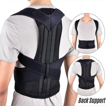 Metal Adjustable Shoulder Posture Back Corrector Brace Men and
