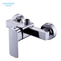 [COD] Factory direct sales hot and cold square mixing valve bathroom concealed shower faucet antifreeze bathtub